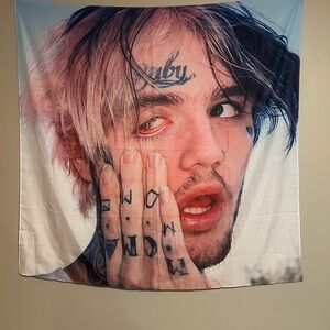 Artistic Wall Tapestry with Multicolor Design